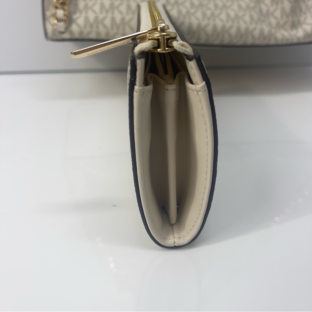 Michael Kors Mina Large & Wallet Light Cream Multi - Picture 10 of 14